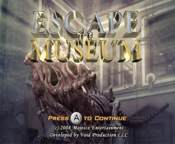 Escape The Museum screen shot title